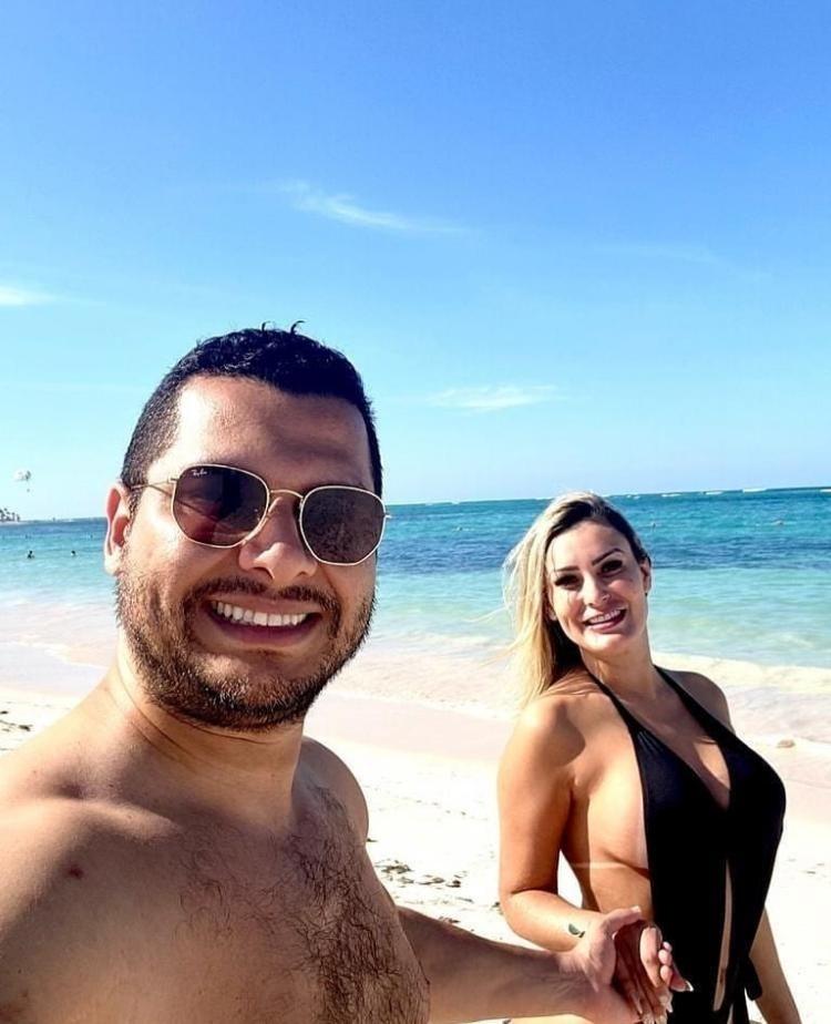 Andressa Urach e Thiago Lopes em lua de mel na República Dominicana - Reprodução / Instagram