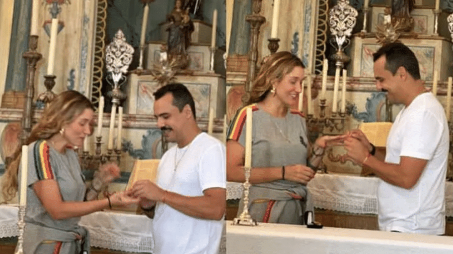 Gabriela Pugliesi e Túlio Dek tiveram casamento surpresa nesse sábado, 8 - Reprodução / Instagram