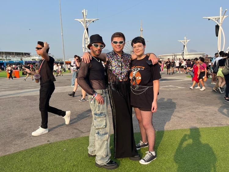 Rock in Rio: Diego Lucas, Eugenio Moraes e Anna Camargo saíram de Curitiba para ver Katy Perry