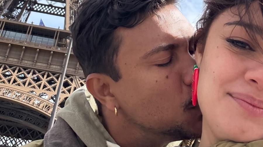 Xamã e Sophie Charlotte durante viagem romântica - Reprodução/Instagram
