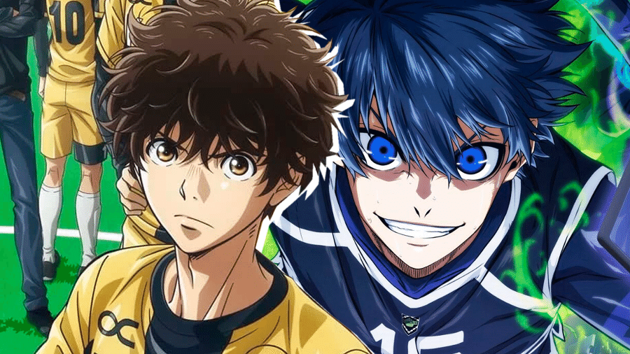 Animes 'Ao Ashi' e 'Blue Lock' Animes 'Ao Ashi' e 'Blue Lock'