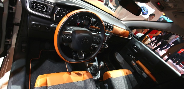 Citroën C3 2017 Paris interior - Jakob Ebrey/Newspress - Jakob Ebrey/Newspress