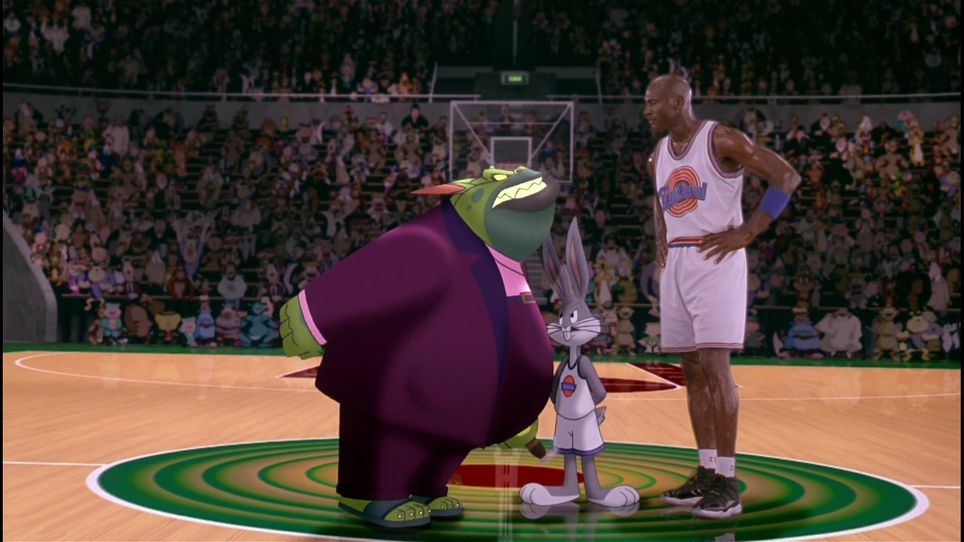 Cena do filme "Space Jam: O Jogo do Século" (1996), de Joe Pytka - Divulgação