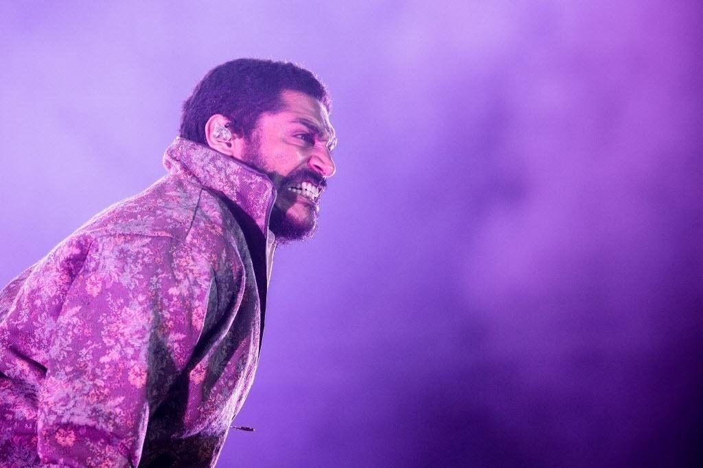 O rapper Criolo se apresentou no Lollapalooza, no Autódromo de Interlagos, e no palco abusou das caras e bocas - Keiny Andrade/Folhapress