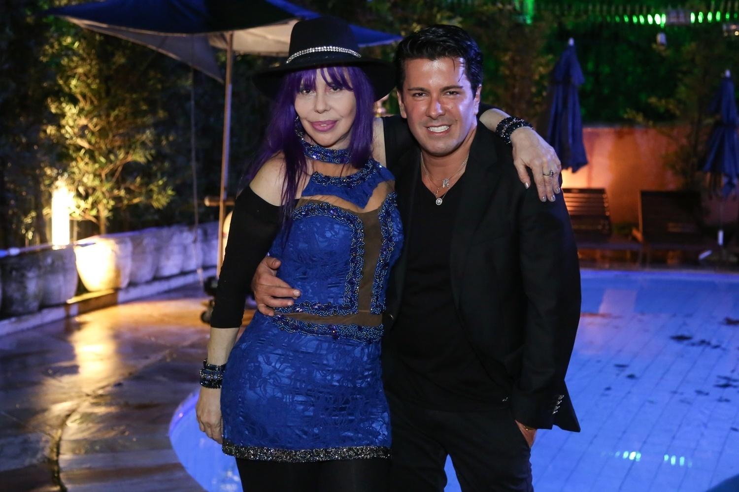 Baby do Brasil comemora 65 anos na casa do amigo André Ramos, na Gávea, Rio de Janeiro - Roberto Filho/Brazil News