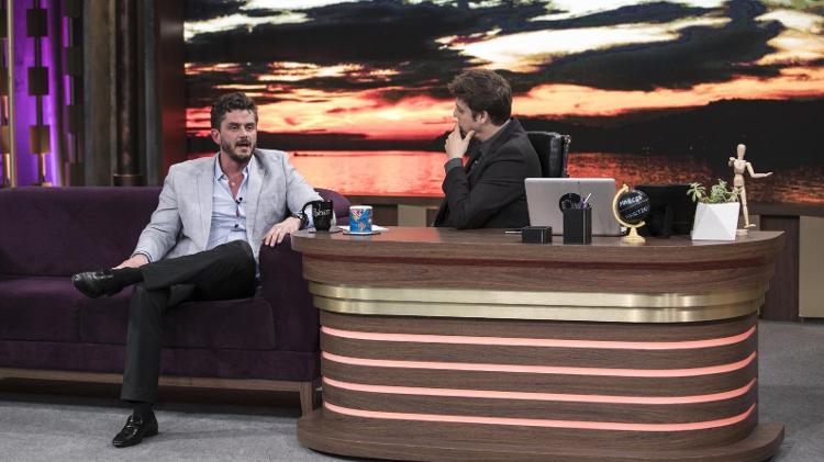 Marcos Harter participa do "Programa do Porchat" - Edu Moraes/Record TV  - Edu Moraes/Record TV 