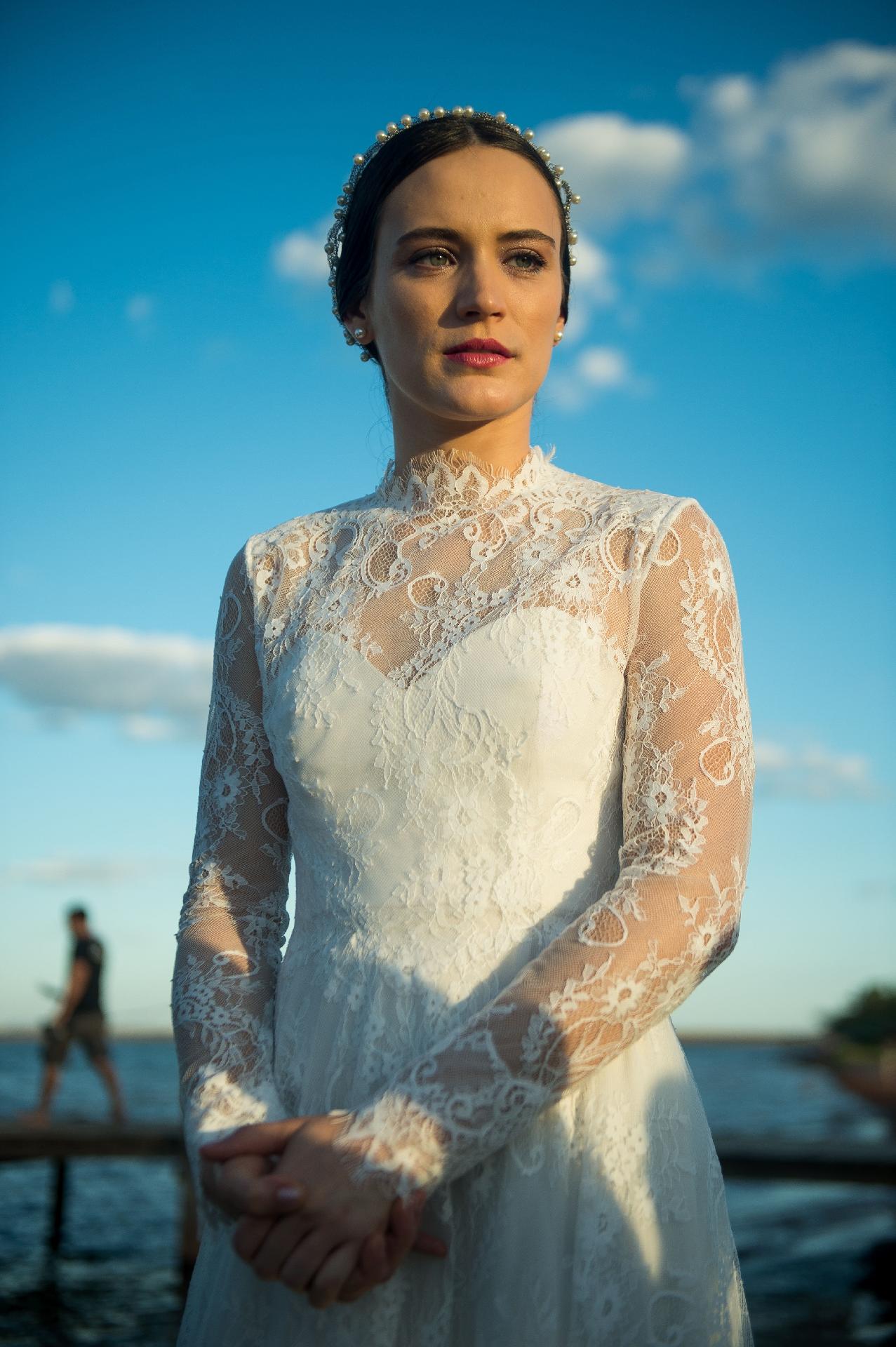 O visual de Clara para o seu casamento foi inspirado no "Romeu e Julieta" (1968), de Franco Zeffirelli - Divulgação/TV Globo