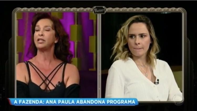 Vida Vlatt e Ana Paula Renault batem boca no "Programa do Porchat" - Reprodução/TV Record - Reprodução/TV Record
