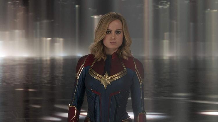 Brie Larson em "Capitã Marvel" - Divulgação - Divulgação