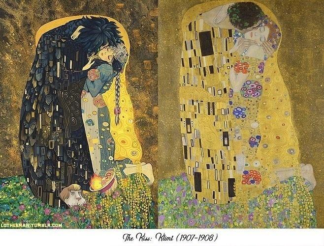 Artista transforma personagens da cultura pop em protagonistas de obras clássicas - Lothlenan/Reprodução Instagram