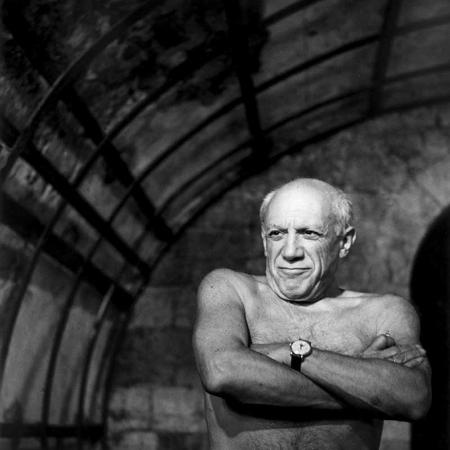 Foto de Picasso no Musée de la photographie André Villers - Divulgação
