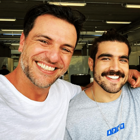 Rodrigo Lombardi lembrou encontro pós-treino com Caio Castro - Reprodução/Instagram/@rodrigolombardi