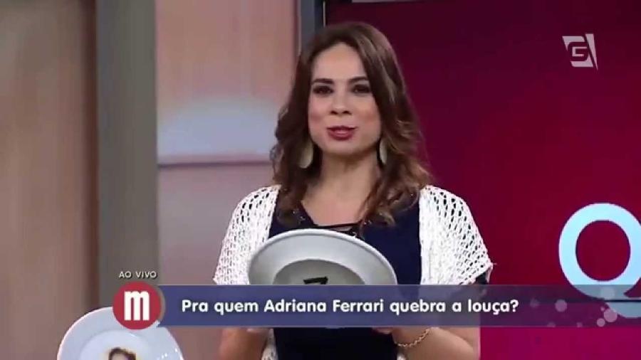 Adriana Ferrari lamenta repercussão de vídeo quebrando prato de Lula - Twitter/Reprodução