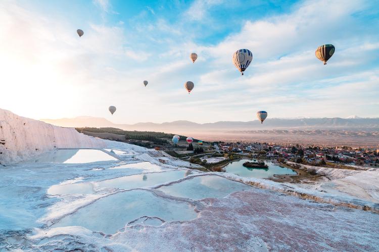 Pamukkale, na Turquia