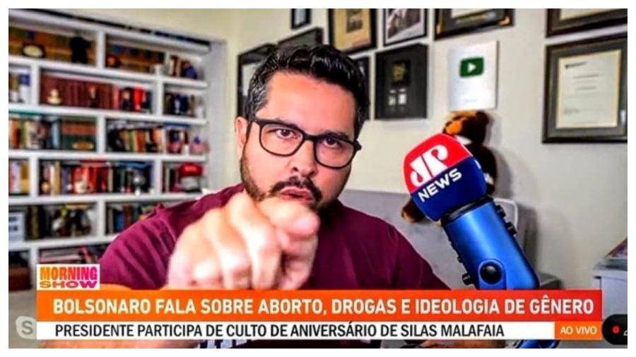 Paulo Figueiredo é comentarista de política da Jovem Pan News - Reprodução