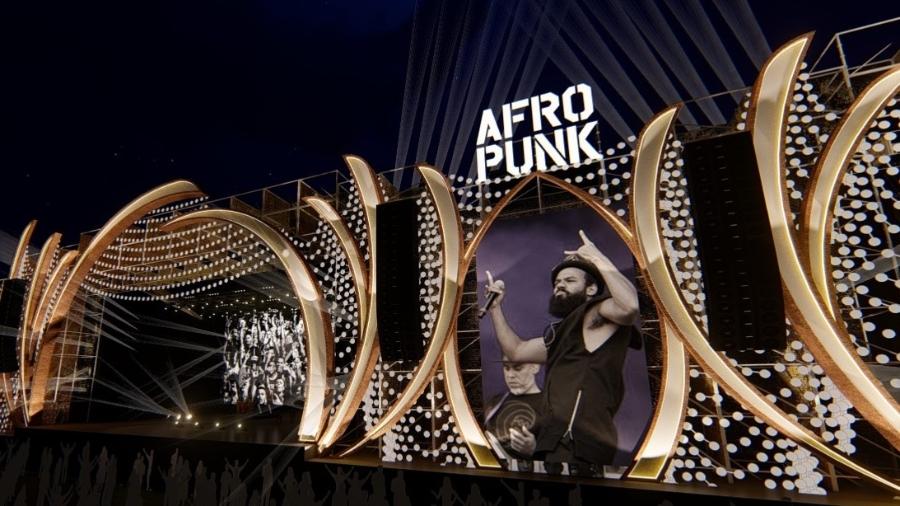 Projeto dos palcos do Afropunk 2024, em Salvador