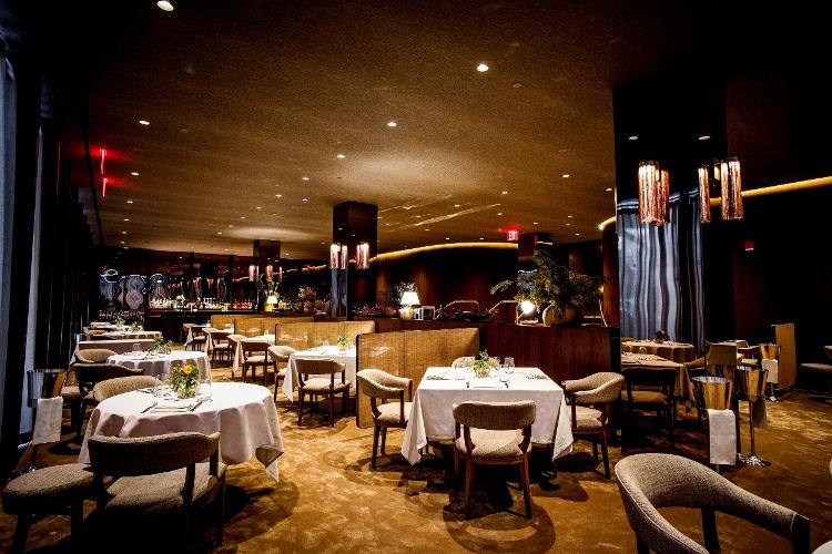 Um dos ambientes do Fasano Restaurant New York Um dos ambientes do Fasano Restaurant New York