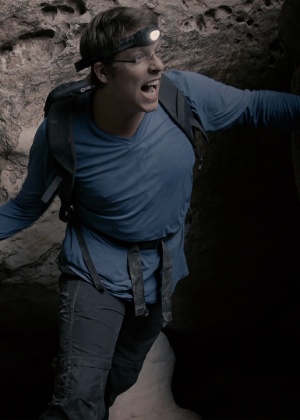 Fábio Porchat anda em caverna na Serra do Espinhaço para o programa "Desafio: Celebridades" - Divulgação - Divulgação