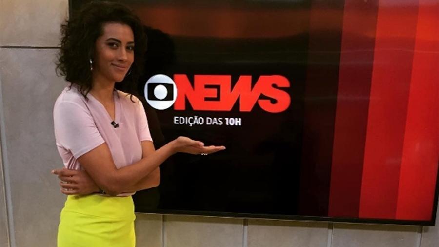 Aline Midlej, âncora da GloboNews, que ainda não revela preocupação com a concorrência - Reprodução/Instagram