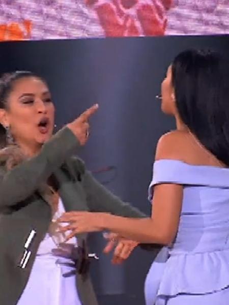 Simone e Simaria discutem por causa de candidata no "The Voice Kids" - Reprodução/Globo - Reprodução/Globo