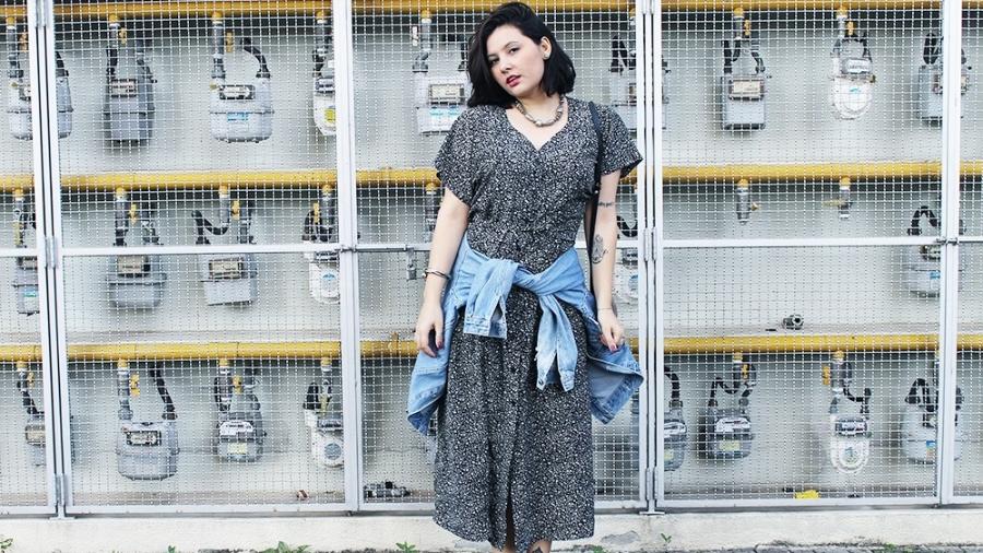 A designer e produtora de conteúdo Ana Mastrochirico, que, há três anos, só compra roupas em brechós - Arquivo Pessoal