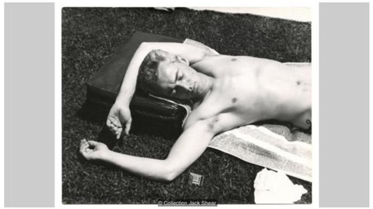 Foto do trio Paul Cadmas, Jared French e Margaret French, que assinava seus trabalhos de maneira coletiva como PaJaMa - Divulgação - Divulgação