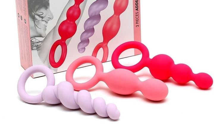 Satisfyer Plugs, R$ 109, Toy Sexshop (www.toysexshop.com.br) O kit vem com três plugues flexíveis - em espiral torcido, um cone estreito e a versão com design "clássico" - produzidos com silicone de grau médio e de textura suave. - Divulgação - Divulgação