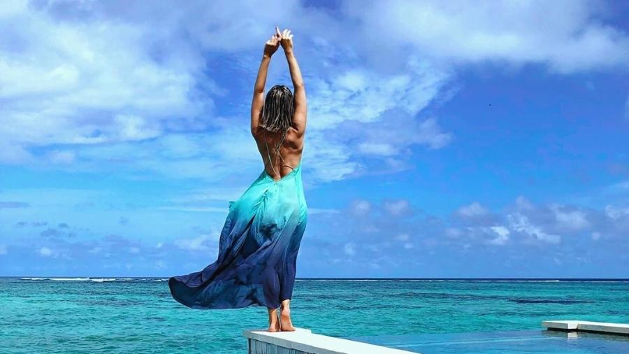 Giovanna Ewbank posa em hotel no qual está de férias nas Maldivas - Reprodução/Instagram