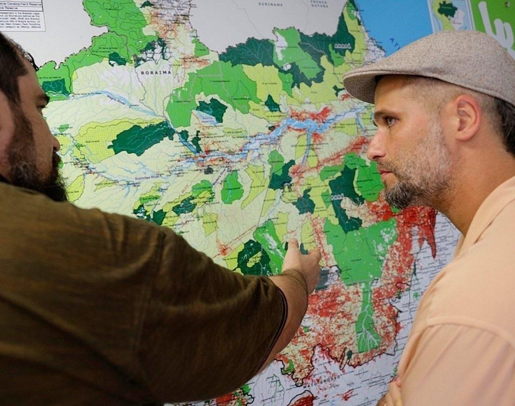 Gio e Bruno Gagliasso estão na Amazônia a convite do Greenpeace - Reprodução/Instagram