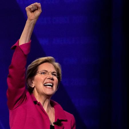 A presidenciável americana Elizabeth Warren  - Mike Blake/Reuters