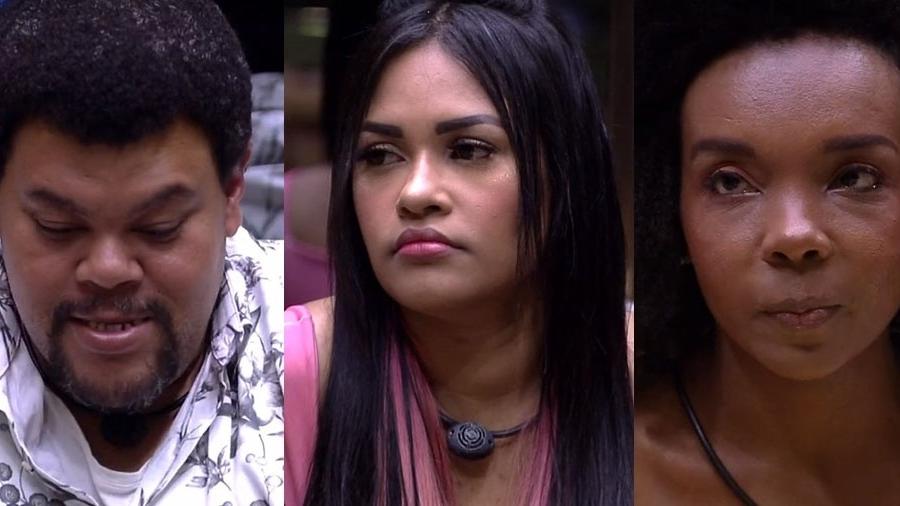 Babu, Flayslane e Thelma estão no paredão - Reprodução/TV Globo