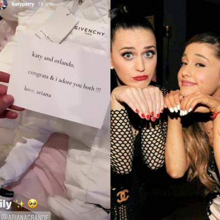 Daisy, filha de Katy Perry e Orlando Bloom, ganha presente de Ariana Grande - Reprodução/Instagram