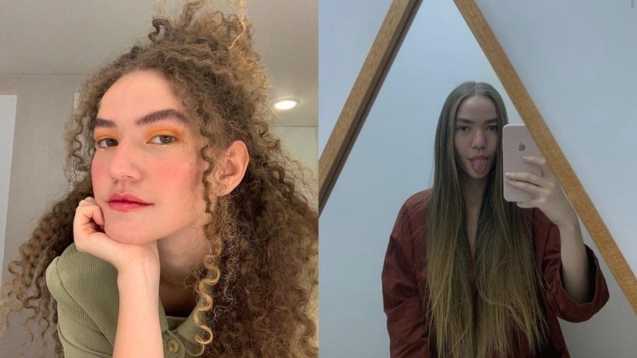 Vitória Falcão, do duo Anavitória, surpreendeu ao aparecer com os cabelos alisados - Reprodução/Instagram