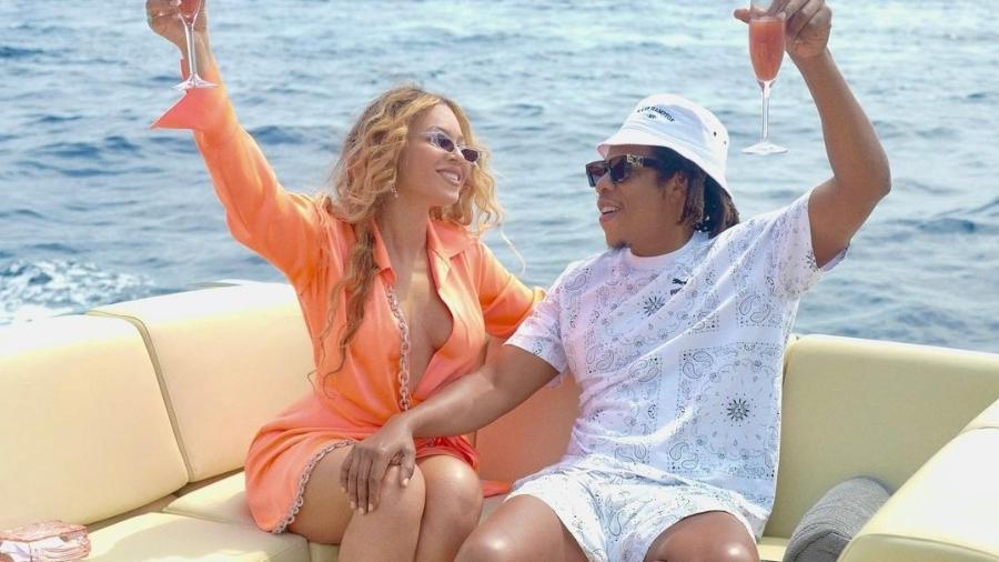 Beyoncé e Jay-Z passam férias na Itália em megaiate de Jeff Bezos - Reprodução/Instagram