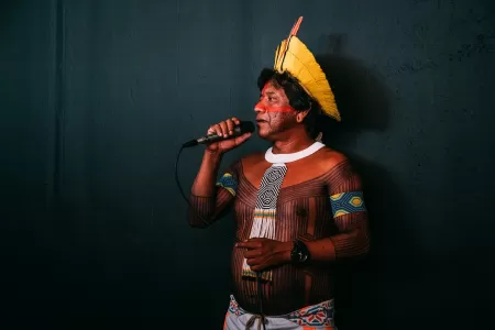 Doto Takak-Ire, líder indígena Kayapó Mekrãgnoti - Raissa Azeredo/Instituto Kabu - Raissa Azeredo/Instituto Kabu