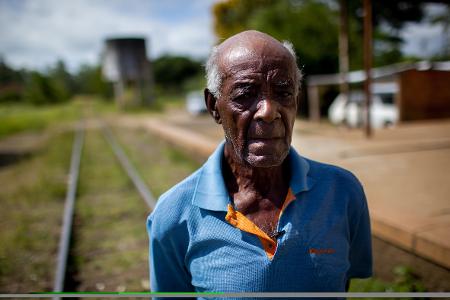 Sr Aloysio Silva, 89, foi uma das crianças trazidas de um orfanato do Rio de Janeiro na decada de 30 para trabalhar na Fazenda Santa Albertina de propriedade de Oswaldo Rocha Miranda