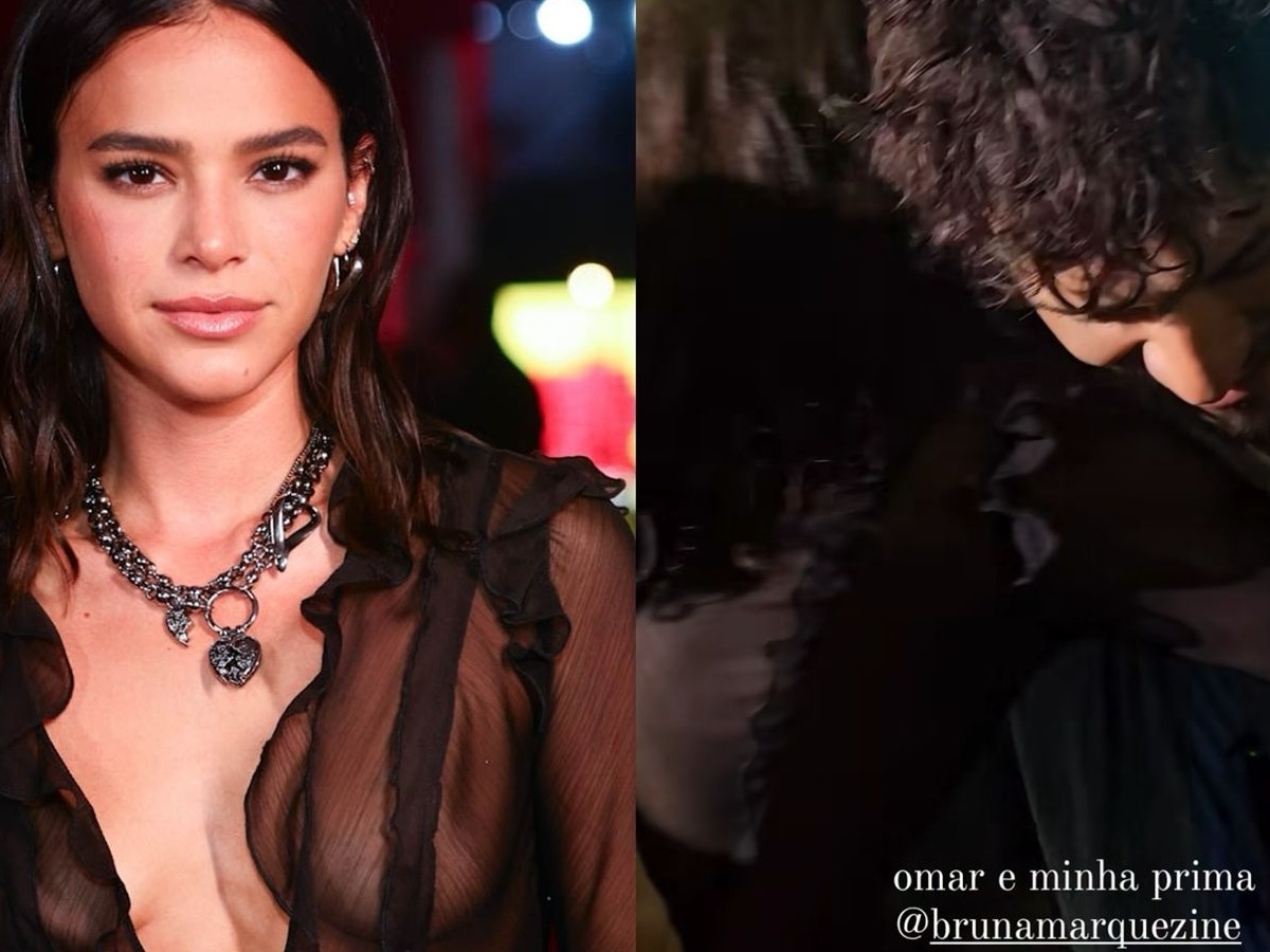 Lollapalooza 2024: Bruna Marquezine ganha abaraço de Omar Apollo