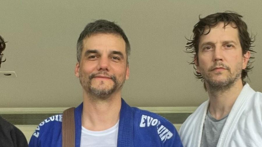 Wagner Moura e Vladimir Brichta treinam jiu-jitsu juntos no Rio de Janeiro - Reprodução/Instagram