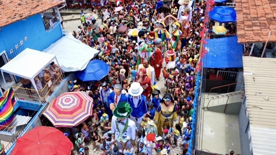 Desfile de bonecos gigantes no Carnaval de Olinda de 2025 Desfile de bonecos gigantes no Carnaval de Olinda de 2025