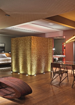 ambiente Cubo de Ouro assinado por Ney Lima na Casa Cor Brasília 2015 - Jomar Bragança/ Divulgação - Jomar Bragança/ Divulgação