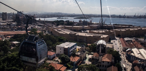 Vista do morro da Providência, na exposição "Favela tem Memória" - Divulgação/ONG Viva Rio - Divulgação/ONG Viva Rio