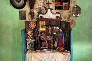 Peça "Oratório de Leonor" do artista Raimundo Rodriguez presente na novela "Velho Chico" da Rede Globo. - Divulgação