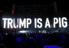 Roger Waters encerra Desert Trip com mensagem política: "Trump é um porco" - Mario Anzuoni/Reuters