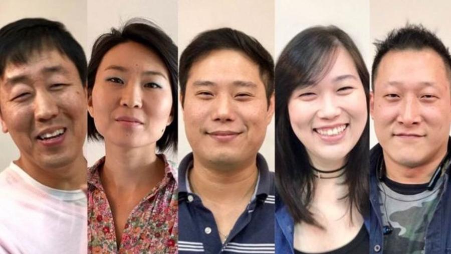 Bruno Kim, Sabrina Kim, Woo Chang, Natália Pak e Mateo Chang fazem vídeos sobre a realidade de descendentes de coreanos no canal Kores do Brasil - Divulgação