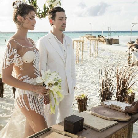Isabeli Fontana e Di Ferrero no dia de seu casamento - Reprodução/Instagram