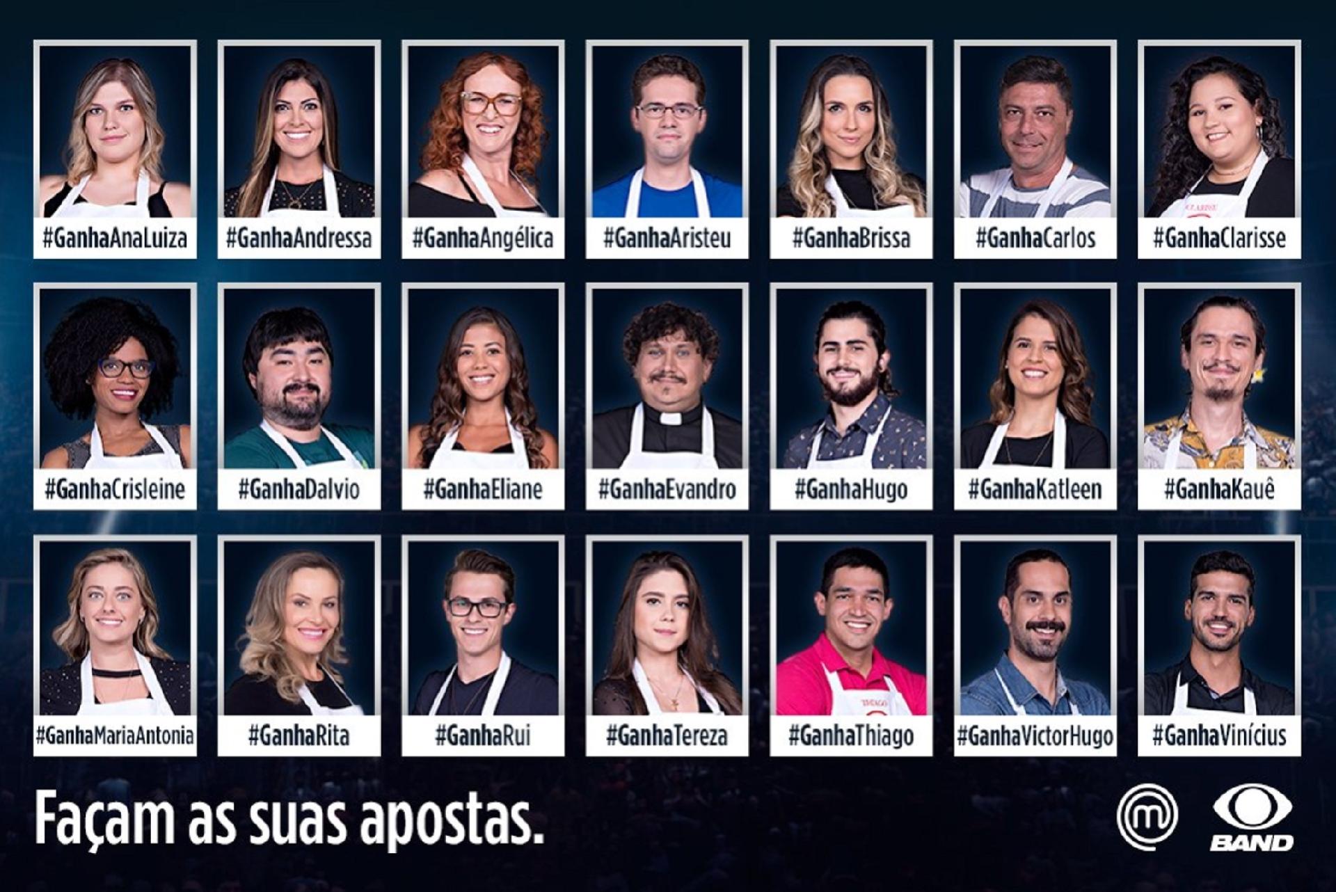 O "MasterChef" concluiu a fase de duelos, nesta terça-feira (13) - Reprodução/Montagem/TV Bandeirantes