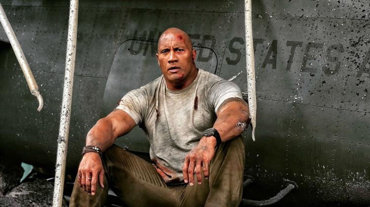 Dwayne Hudson, o The Rock, em cena de "Rampage: Destruição Total" - Reprodução - Reprodução