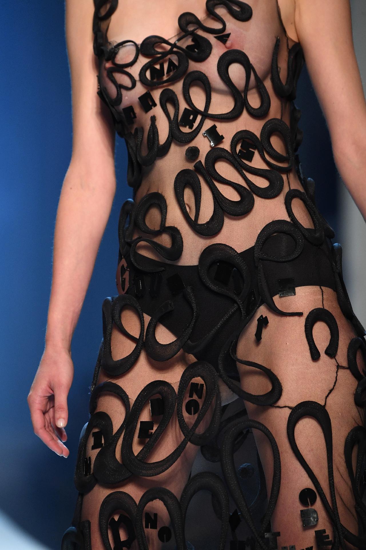 O desfile de outono inverno 2018/2019 de Jean-Paul Gaultier na Semana de Alta-Costura de Paris em 4 de julho - Getty Images