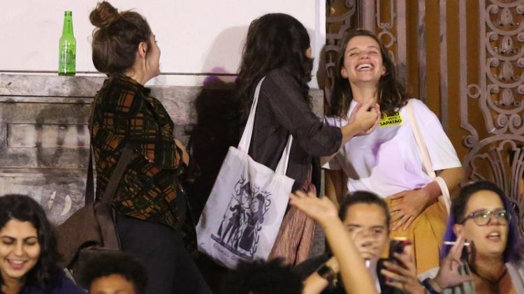 Bruna Linzmeyer participa do encontro Ocupa Sapatão no Dia Nacional da Visibilidade Lésbica - Thiago Martins/Ag.News - Thiago Martins/Ag.News