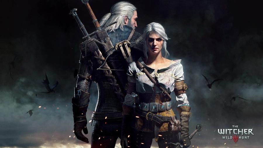 Geralt e Ciri no game "The Witcher 3: Wild Hunt" - Reprodução